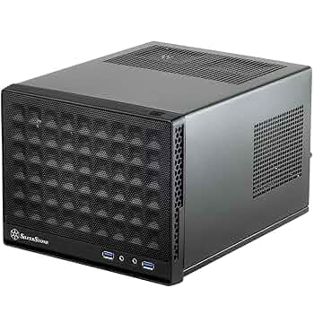 SilverStone SUGOシリーズ Mini-ITX対応キューブ型PCケース メッシュフロントパネル ブラック SST-SG13B 81+vtHsLPyL._UF350,350_QL50_.jpg